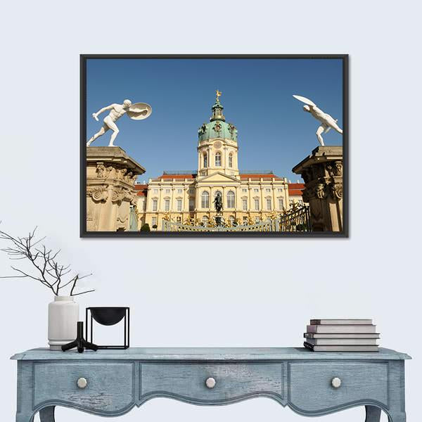 Schloss Charlottenburg Palace Canvas Wall Art-1 Piece-Floating Frame-24" x 16"-Tiaracle