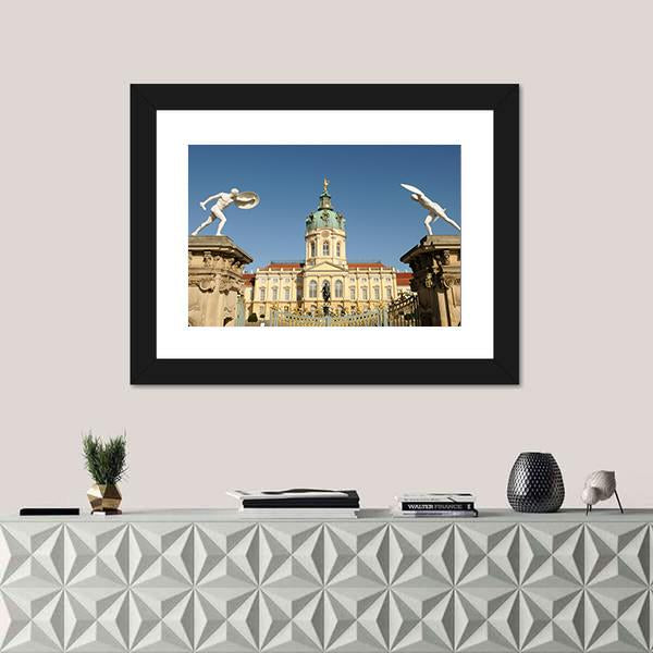 Schloss Charlottenburg Palace Canvas Wall Art-1 Piece-Framed Print-20" x 16"-Tiaracle