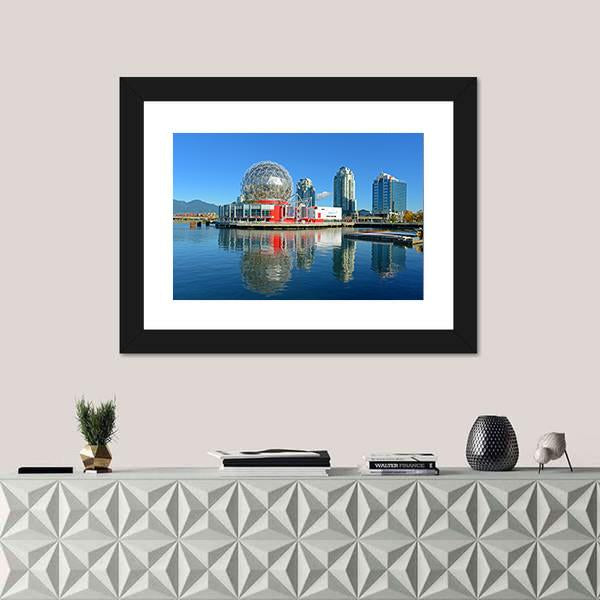 Science World Vancouver Canvas Wall Art-1 Piece-Framed Print-20" x 16"-Tiaracle