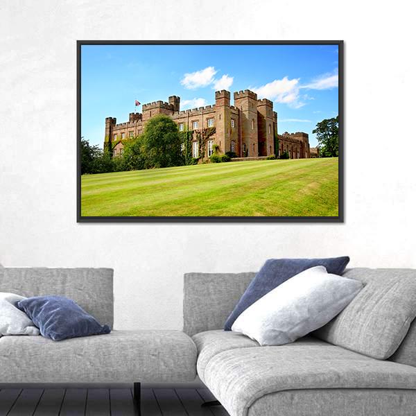 Scone Palace In Scotland Canvas Wall Art-5 Horizontal-Gallery Wrap-22" x 12"-Tiaracle