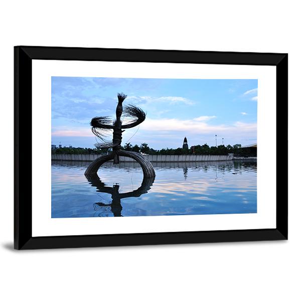 Sculpture Of Art Canvas Wall Art-3 Horizontal-Gallery Wrap-25" x 16"-Tiaracle