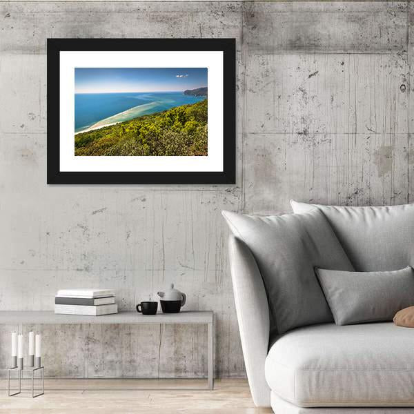 Sea Near National Park Arrabida Canvas Wall Art-3 Horizontal-Gallery Wrap-25" x 16"-Tiaracle