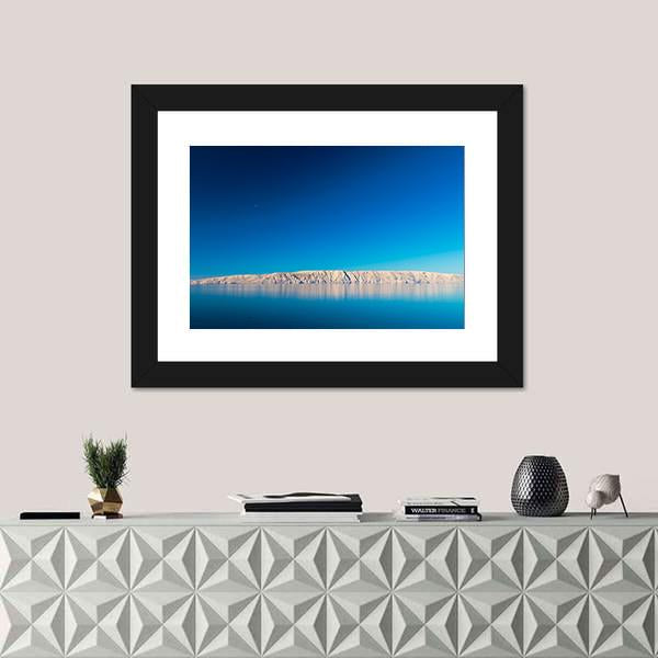 Sea Of Dalmatia Canvas Wall Art-1 Piece-Framed Print-20" x 16"-Tiaracle
