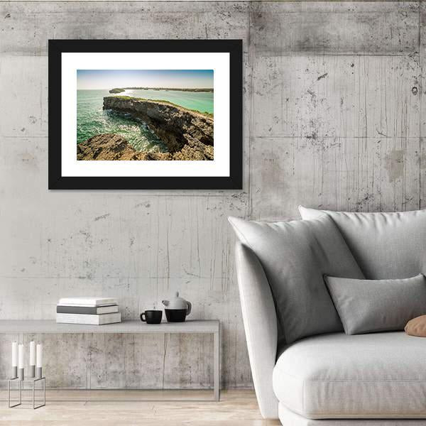 Seascape In Seven Islands Area Canvas Wall Art-3 Horizontal-Gallery Wrap-25" x 16"-Tiaracle