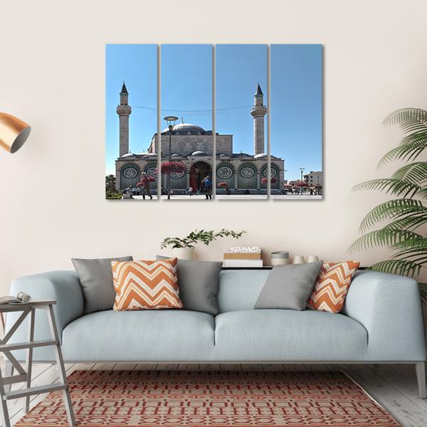 Selimiye Mosque Turkey Canvas Wall Art-4 Horizontal-Gallery Wrap-34" x 24"-Tiaracle