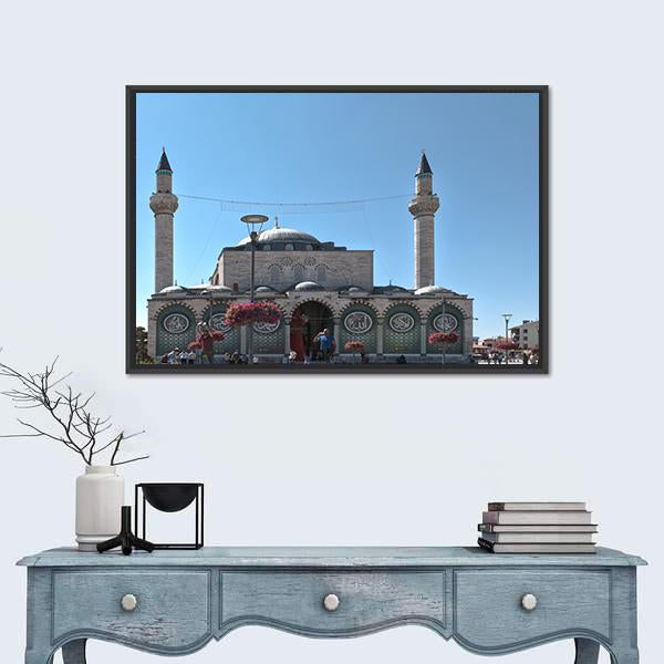 Selimiye Mosque Turkey Canvas Wall Art-5 Horizontal-Gallery Wrap-22" x 12"-Tiaracle