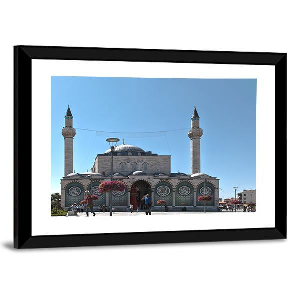 Selimiye Mosque Turkey Canvas Wall Art-5 Horizontal-Gallery Wrap-22" x 12"-Tiaracle