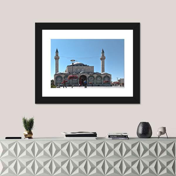 Selimiye Mosque Turkey Canvas Wall Art-5 Horizontal-Gallery Wrap-22" x 12"-Tiaracle