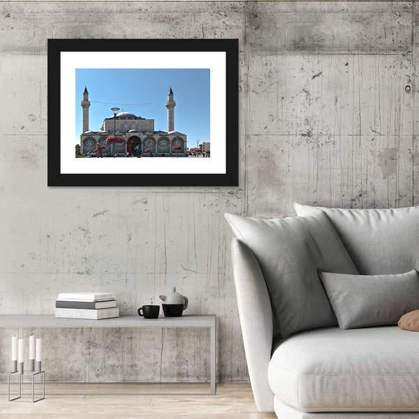 Selimiye Mosque Turkey Canvas Wall Art-5 Horizontal-Gallery Wrap-22" x 12"-Tiaracle