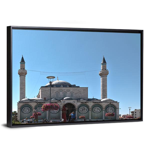 Selimiye Mosque Turkey Canvas Wall Art-5 Horizontal-Gallery Wrap-22" x 12"-Tiaracle
