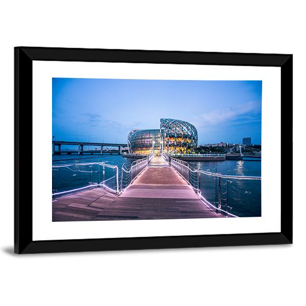 Seoul of South Korea Canvas Wall Art-3 Horizontal-Gallery Wrap-25" x 16"-Tiaracle