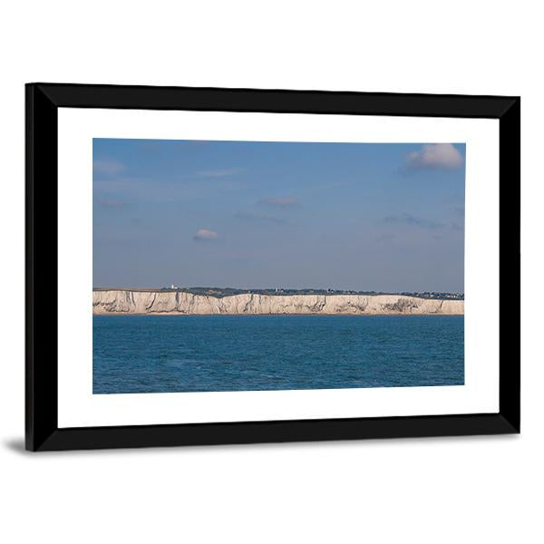 Seven Sisters Chalk Cliffs On England Canvas Wall Art-3 Horizontal-Gallery Wrap-25" x 16"-Tiaracle
