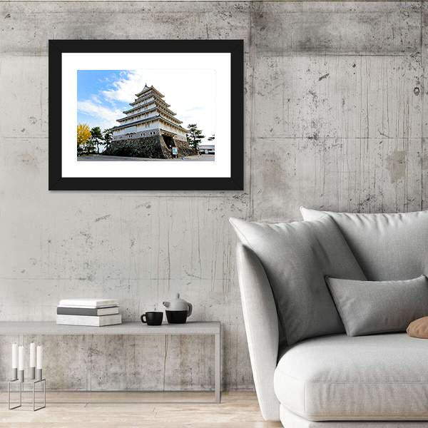 Shimabara Moritake Castle In Japan Canvas Wall Art-5 Horizontal-Gallery Wrap-22" x 12"-Tiaracle
