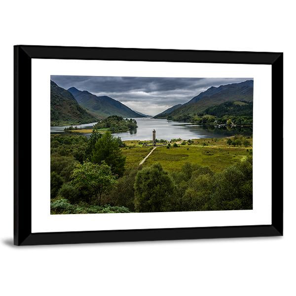 Shores Of Loch Shiel Canvas Wall Art-5 Horizontal-Gallery Wrap-22" x 12"-Tiaracle