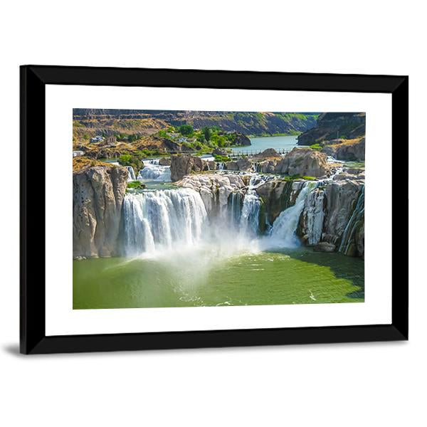 Shoshone Falls Canvas Wall Art-3 Horizontal-Gallery Wrap-25" x 16"-Tiaracle