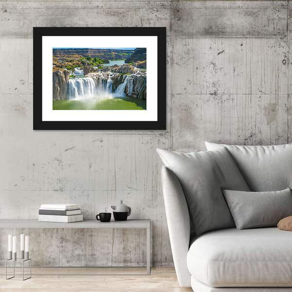 Shoshone Falls Canvas Wall Art-3 Horizontal-Gallery Wrap-25" x 16"-Tiaracle
