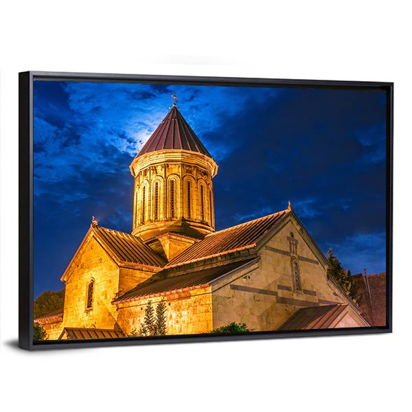 Sioni Cathedral In Georgia Canvas Wall Art-3 Horizontal-Gallery Wrap-25" x 16"-Tiaracle