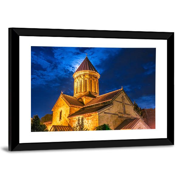 Sioni Cathedral In Georgia Canvas Wall Art-3 Horizontal-Gallery Wrap-25" x 16"-Tiaracle