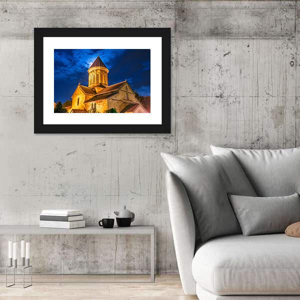 Sioni Cathedral In Georgia Canvas Wall Art-3 Horizontal-Gallery Wrap-25" x 16"-Tiaracle