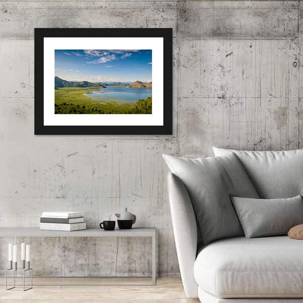 Skadar Lake In Montenegro Canvas Wall Art-3 Horizontal-Gallery Wrap-25" x 16"-Tiaracle