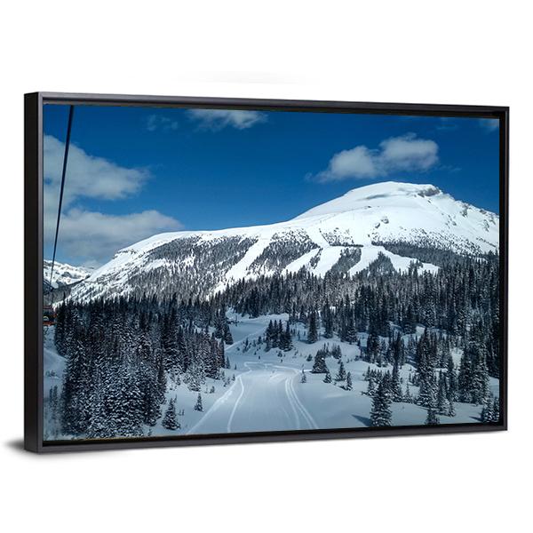 Ski Resort Canada Canvas Wall Art-3 Horizontal-Gallery Wrap-25" x 16"-Tiaracle