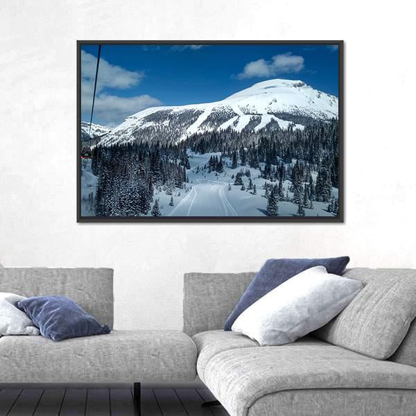 Ski Resort Canada Canvas Wall Art-3 Horizontal-Gallery Wrap-25" x 16"-Tiaracle