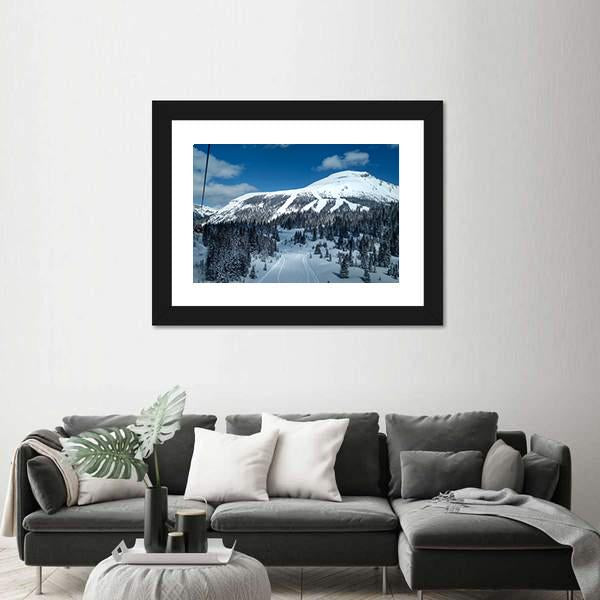 Ski Resort Canada Canvas Wall Art-3 Horizontal-Gallery Wrap-25" x 16"-Tiaracle