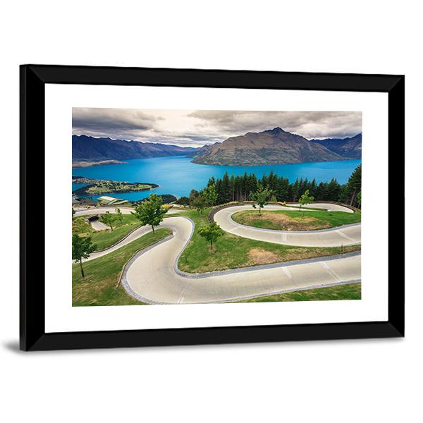 Skyline Luge Queenstown Canvas Wall Art-5 Horizontal-Gallery Wrap-22" x 12"-Tiaracle