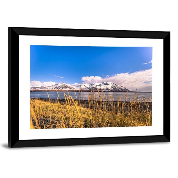 Snaefellsjoekull National Park Canvas Wall Art-5 Horizontal-Gallery Wrap-22" x 12"-Tiaracle