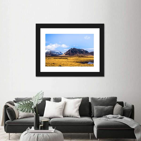 Snaefellsjoekull National Park In Iceland Canvas Wall Art-3 Horizontal-Gallery Wrap-25" x 16"-Tiaracle