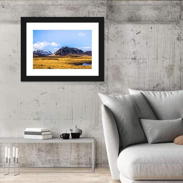 Snaefellsjoekull National Park In Iceland Canvas Wall Art-3 Horizontal-Gallery Wrap-25" x 16"-Tiaracle