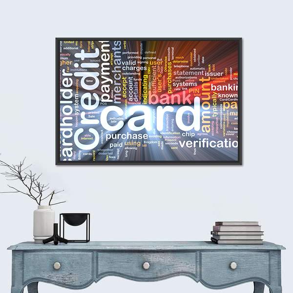 Software Package Box Word Cloud Concept Canvas Wall Art-1 Piece-Floating Frame-24" x 16"-Tiaracle