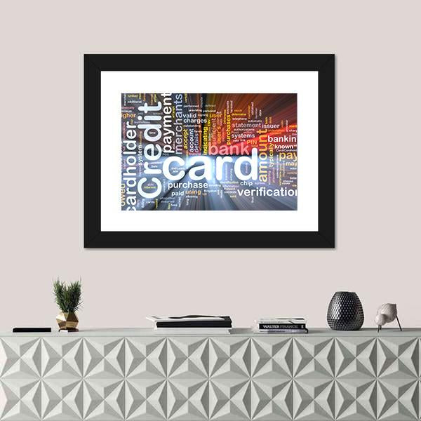 Software Package Box Word Cloud Concept Canvas Wall Art-1 Piece-Framed Print-36" x 24"-Tiaracle