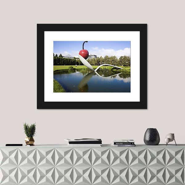 Spoonbridge And Cherry Canvas Wall Art-1 Piece-Framed Print-20" x 16"-Tiaracle