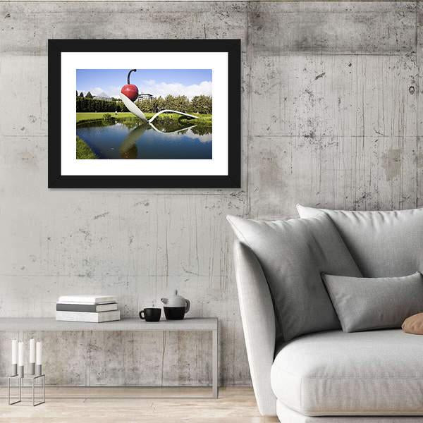 Spoonbridge And Cherry Canvas Wall Art-3 Horizontal-Gallery Wrap-25" x 16"-Tiaracle
