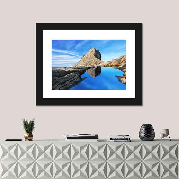 St John's Peak Canvas Wall Art-1 Piece-Framed Print-20" x 16"-Tiaracle