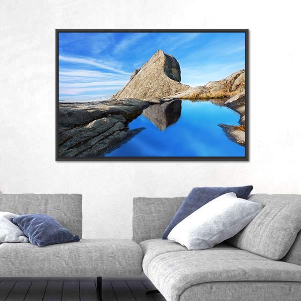 St John's Peak Canvas Wall Art-3 Horizontal-Gallery Wrap-25" x 16"-Tiaracle