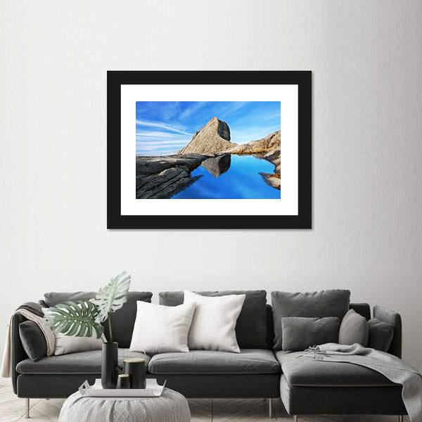 St John's Peak Canvas Wall Art-3 Horizontal-Gallery Wrap-25" x 16"-Tiaracle