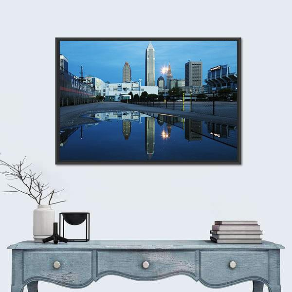 Steamship William G Mather Maritime Museum Canvas Wall Art-1 Piece-Floating Frame-24" x 16"-Tiaracle