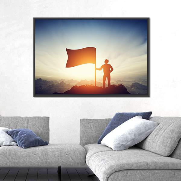 Successful Challenge Concept Canvas Wall Art-5 Horizontal-Gallery Wrap-22" x 12"-Tiaracle