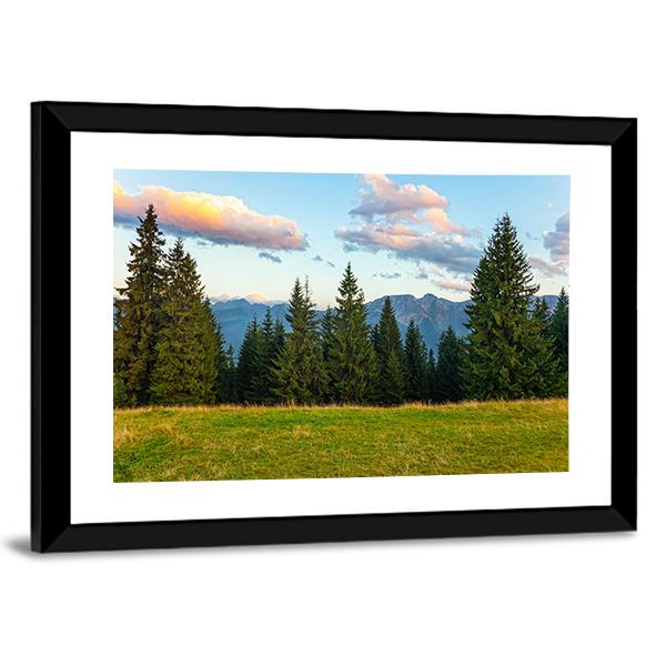 Summer View Of Tatra Mountains Canvas Wall Art-3 Horizontal-Gallery Wrap-25" x 16"-Tiaracle
