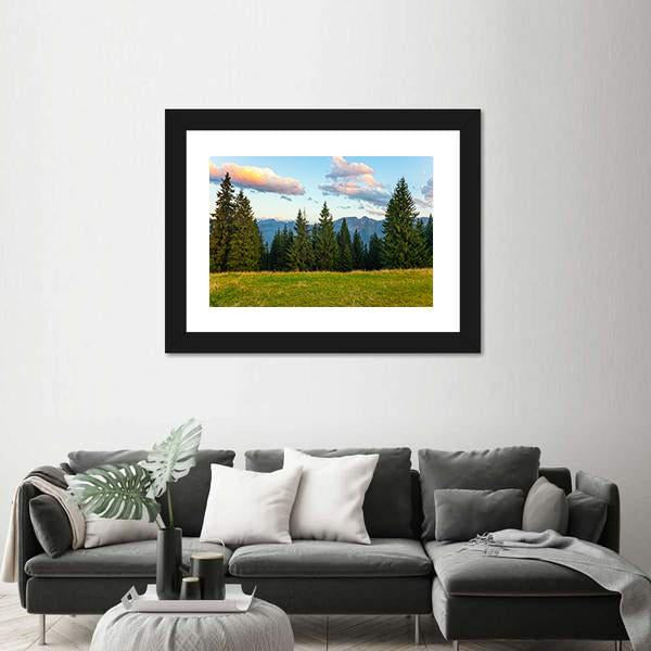 Summer View Of Tatra Mountains Canvas Wall Art-3 Horizontal-Gallery Wrap-25" x 16"-Tiaracle