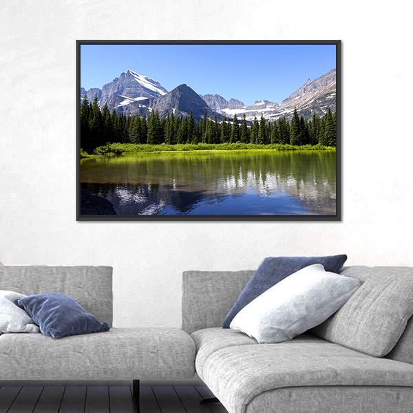 Swift Current Lake Canvas Wall Art-3 Horizontal-Gallery Wrap-25" x 16"-Tiaracle