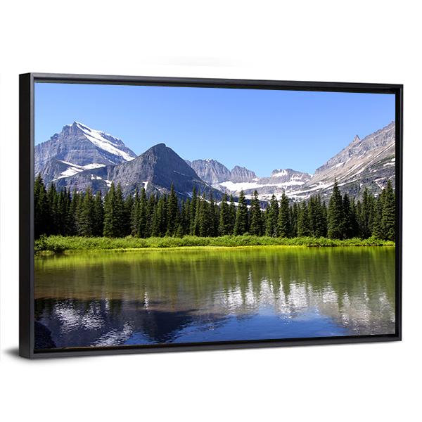 Swift Current Lake Canvas Wall Art-5 Horizontal-Gallery Wrap-22" x 12"-Tiaracle