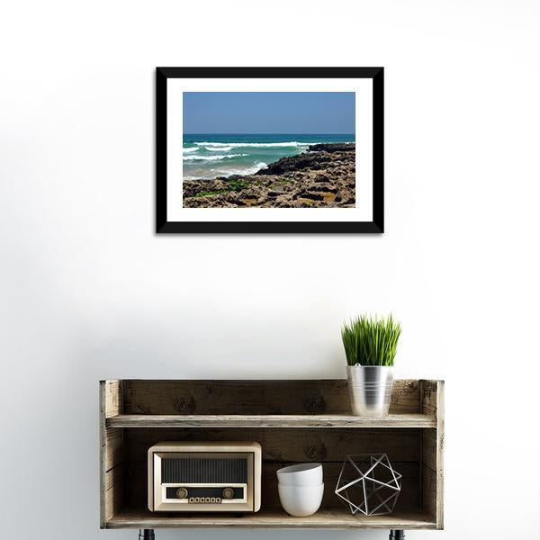 Taghazout Bay Morocco Canvas Wall Art-1 Piece-Framed Print-20" x 16"-Tiaracle