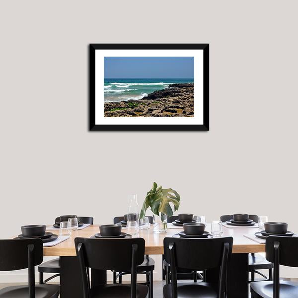 Taghazout Bay Morocco Canvas Wall Art-3 Horizontal-Gallery Wrap-25" x 16"-Tiaracle