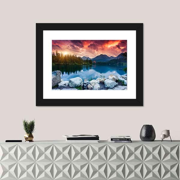 Tatra Dramatic Overcast Canvas Wall Art-1 Piece-Framed Print-20" x 16"-Tiaracle