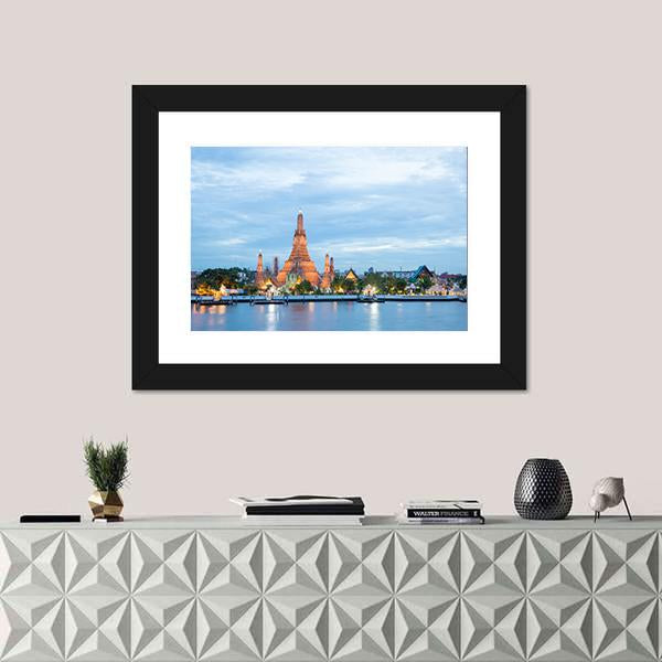Thailand Cityscape Canvas Wall Art-5 Horizontal-Gallery Wrap-22" x 12"-Tiaracle