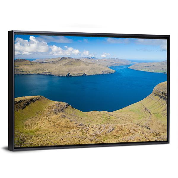 The Faroe Islands Canvas Wall Art-5 Horizontal-Gallery Wrap-22" x 12"-Tiaracle