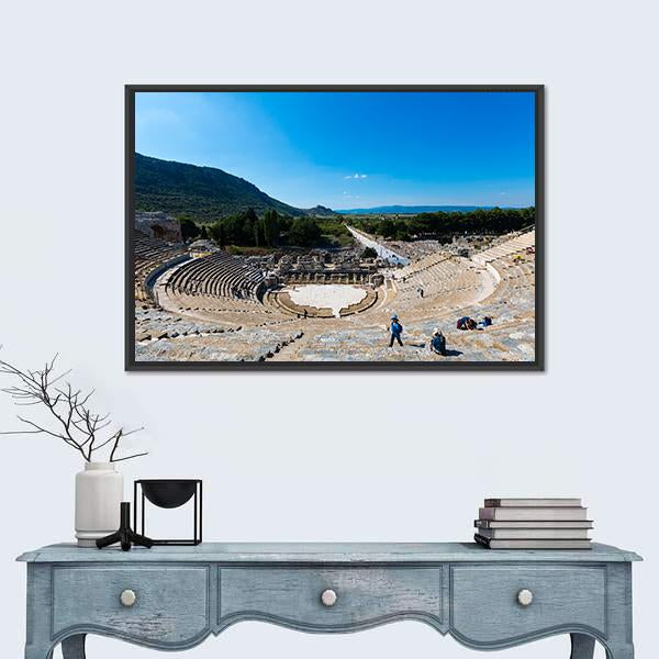 The Grand Theatre Of The Buddha In Turkey Canvas Wall Art-1 Piece-Floating Frame-36" x 24"-Tiaracle